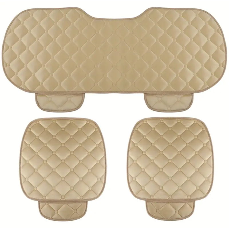 Set 3 huse scaun auto pentru sezut BEJ