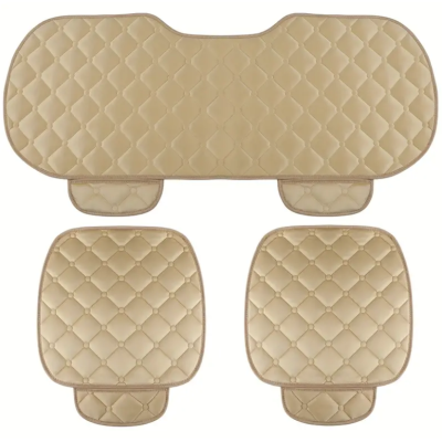 Set 3 huse scaun auto pentru sezut BEJ