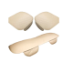 Set 3 huse scaun auto pentru sezut BEJ