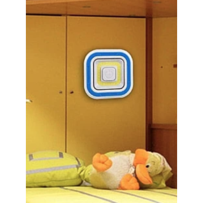 Set 3 lampi LED COB patrate cu telecomanda si control de la distanta ALBE