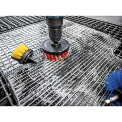 Set 3 perii curatare interior/exterior auto pentru bormasina