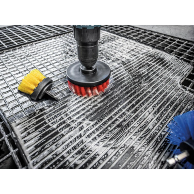 Set 3 perii curatare interior/exterior auto pentru bormasina