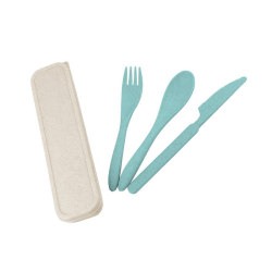 Set 3 tacamuri ecologice Albastru 