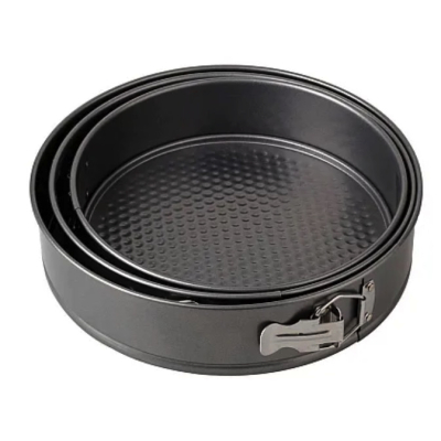 Set 3 tavi de tort cu dimensiuni diferite si fund detasabil 18-20-22