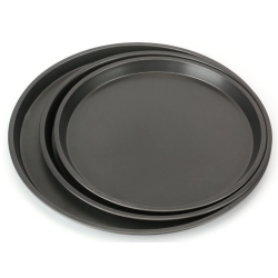 Set 3 tavi rotunde pentru pizza din teflon