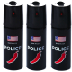Set 3 x Spray POLICE paralizant de buzunar cu Chilli