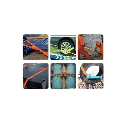 Set 4 chingi ancorare cu clichet 1" x 3 m max 100 kg