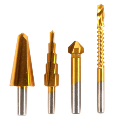 Set 4 freze HSS 8-20, 4-12, 12-4, 6 mm