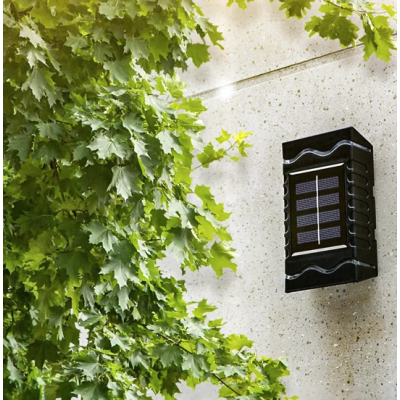 Set 4 lampi solare cu LED bidirectional sus jos