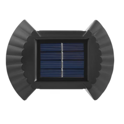 Set 4 lampi solare exterioare pentru perete iluminare sus/jos 8 LED