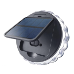 Set 4 lampi solare LED pentru gard model SOARE cu senzor lumina