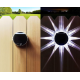 Set 4 lampi solare LED pentru gard model SOARE cu senzor lumina