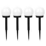 SET 4 Lampi solare X18 pentru gradina sau terasa in forma de GLOB