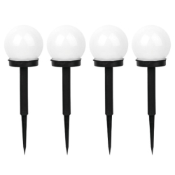 SET 4 Lampi solare X18 pentru gradina sau terasa in forma de GLOB
