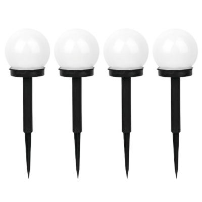 SET 4 Lampi solare X18 pentru gradina sau terasa in forma de GLOB