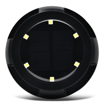 Set 4 lampi subterane de gradina cu panou solar