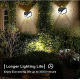 Set 4 Lampi ULTRA 100 LED Solare cu senzor de miscare si lumina 3 moduri ILUMINARE 