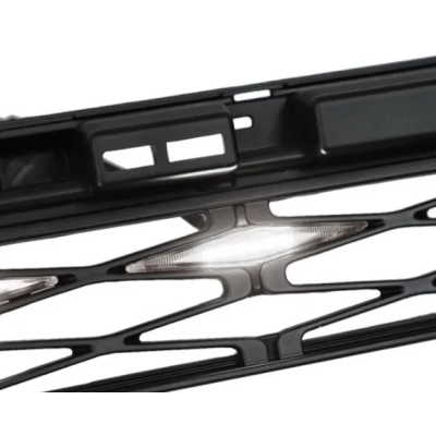 Set 4 lumini de zi si gabarit F3 pentru auto sau autocamioane montaj pe grila 12V/24V