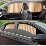 Set 4 parasolare retractabile auto geamuri laterale fata-spate BEJ