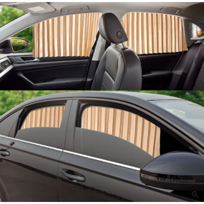 Set 4 parasolare retractabile auto geamuri laterale fata-spate BEJ