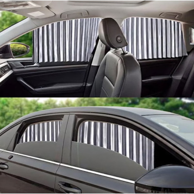 Set 4 parasolare retractabile auto geamuri laterale fata-spate GRI