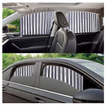 Set 4 parasolare retractabile auto geamuri laterale fata-spate GRI