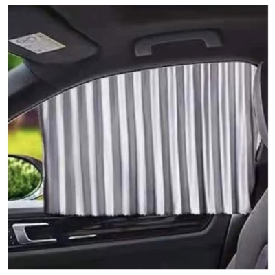 Set 4 parasolare retractabile auto geamuri laterale fata-spate GRI