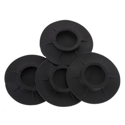 Set 4 picioruse pentru masina de spalat NEGRE