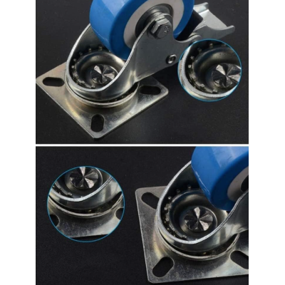 Set 4 Roti 40mm ALBASTRE Pivotante ROTILE culoarea ALBASTRU