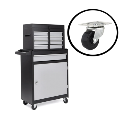 Set 4 Roti 40mm NEGRE Pivotante NEGRE ROTILE culoarea Negru