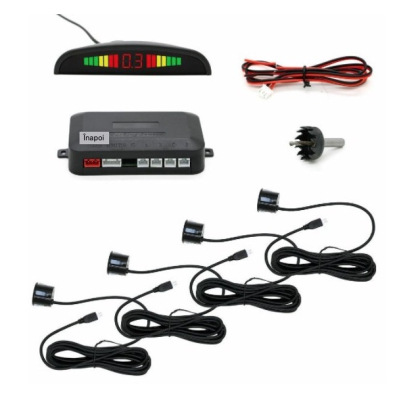 Set 4 Senzori Parcare NEGRI cu afisaj LED BS