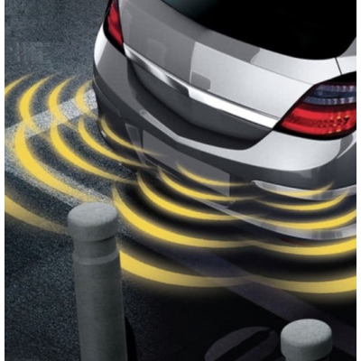 Set 4 Senzori Parcare NEGRI cu afisaj LED HA