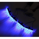 Set 4 stroboscoape cu 4 leduri lumina Albastra si Telecomanda