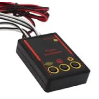 Set 4 stroboscoape cu 4 leduri lumina Albastra si Telecomanda