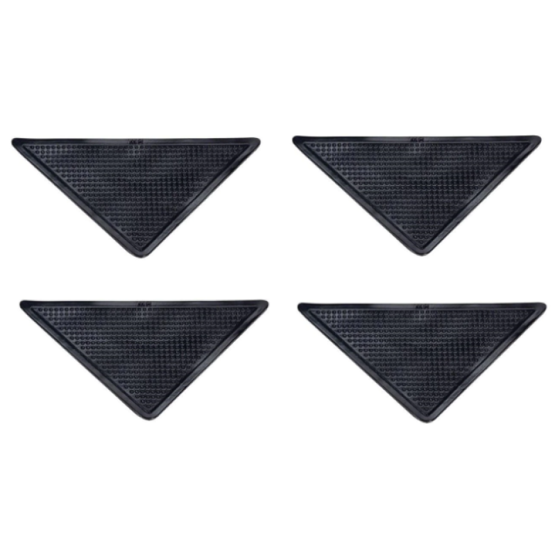 Set 4 Triunghiuri Anti Alunecare Auto Adezive pentru Fixare Covor 16cm