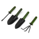 Set 4 unelte pentru gradinarit cu maner verde