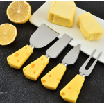 Set 4 ustensile mici pentru branzeturi inox