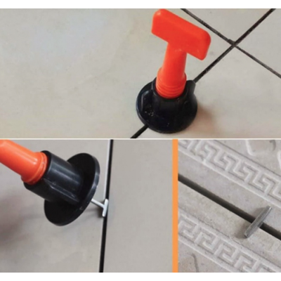 Set 50 tije refolosibile 1.5 mm sistem nivelare gresieifaianta sau placi ceramice