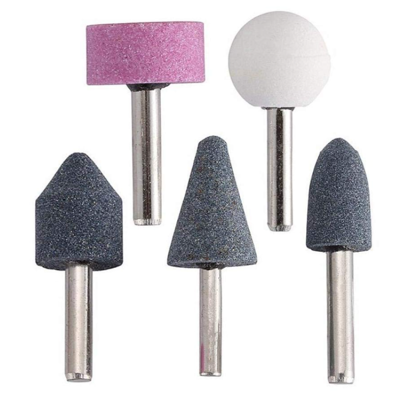 Set 5 freze pentru slefuire profesionale cu piatra tip pila ZP 0004