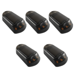 Set 5 lumini solare pentru acoperisul masinii cu inductie de lumina