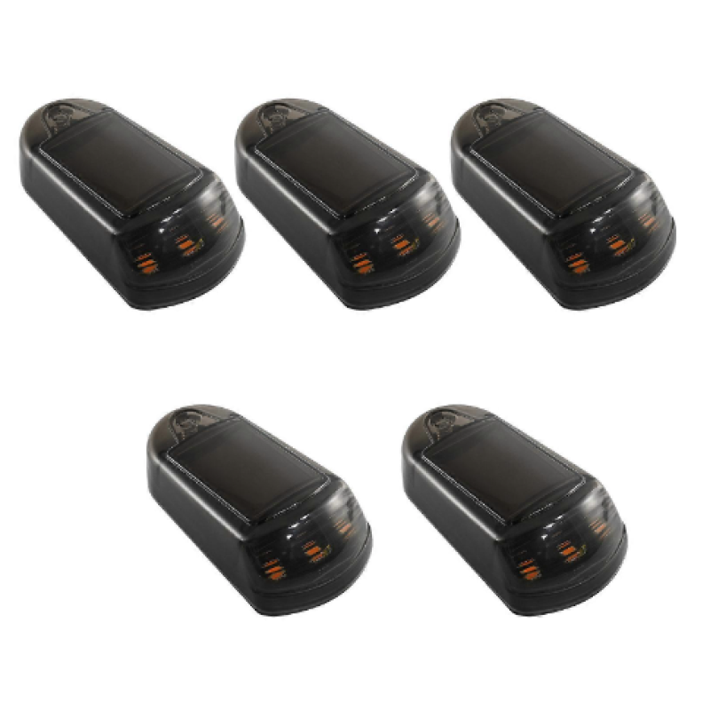 Set 5 lumini solare pentru acoperisul masinii cu inductie de lumina