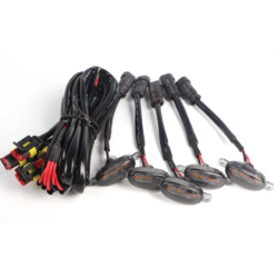 Set 5 lumini x 4 Leduri Grila Auto lumin aGalbena