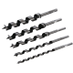 Set 5 piese burghii tip melc 3/8 5/8 3/4 7/8 1