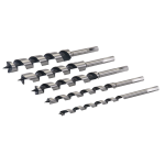 Set 5 piese burghii tip melc 3/8 5/8 3/4 7/8 1