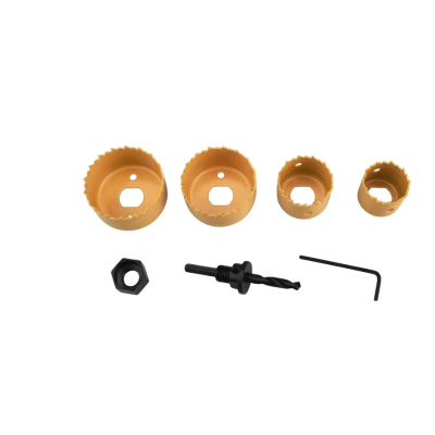 Set 5 piese carota si burgiu pentru lemn