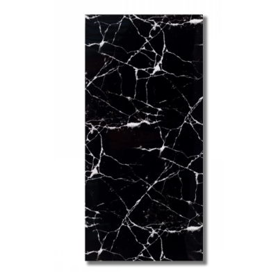 Set 5 Placi autoadeziva CLS-04 pentru perete tip marmura 30 x 60 cm NEGRU