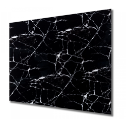 Set 5 Placi autoadezive CLS-04 pentru perete tip marmura 60 x 60 cm NEGRU