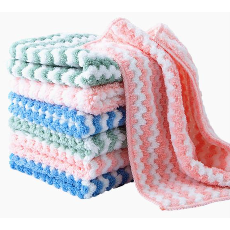 Set 5 prosoape de bucatarie 30 x 30 cm microfibra