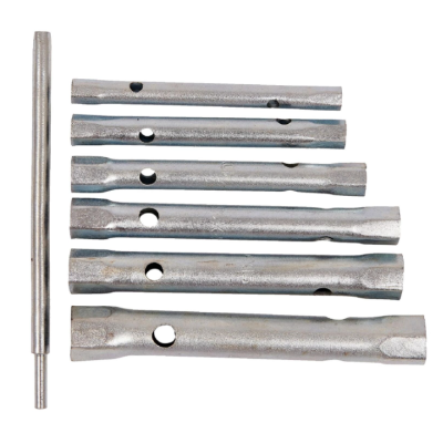 Set 6 chei tubulare duble tija operare 9 - 17 mm