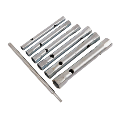 Set 6 chei tubulare duble tija operare 9 - 17 mm